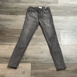 Frame denim, Size 27”, discolored gray, Le‎ High Rise Skinny Jeans